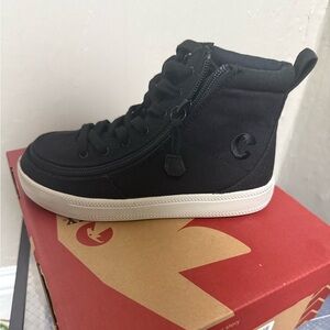 Kids Black High-Top Sneakers